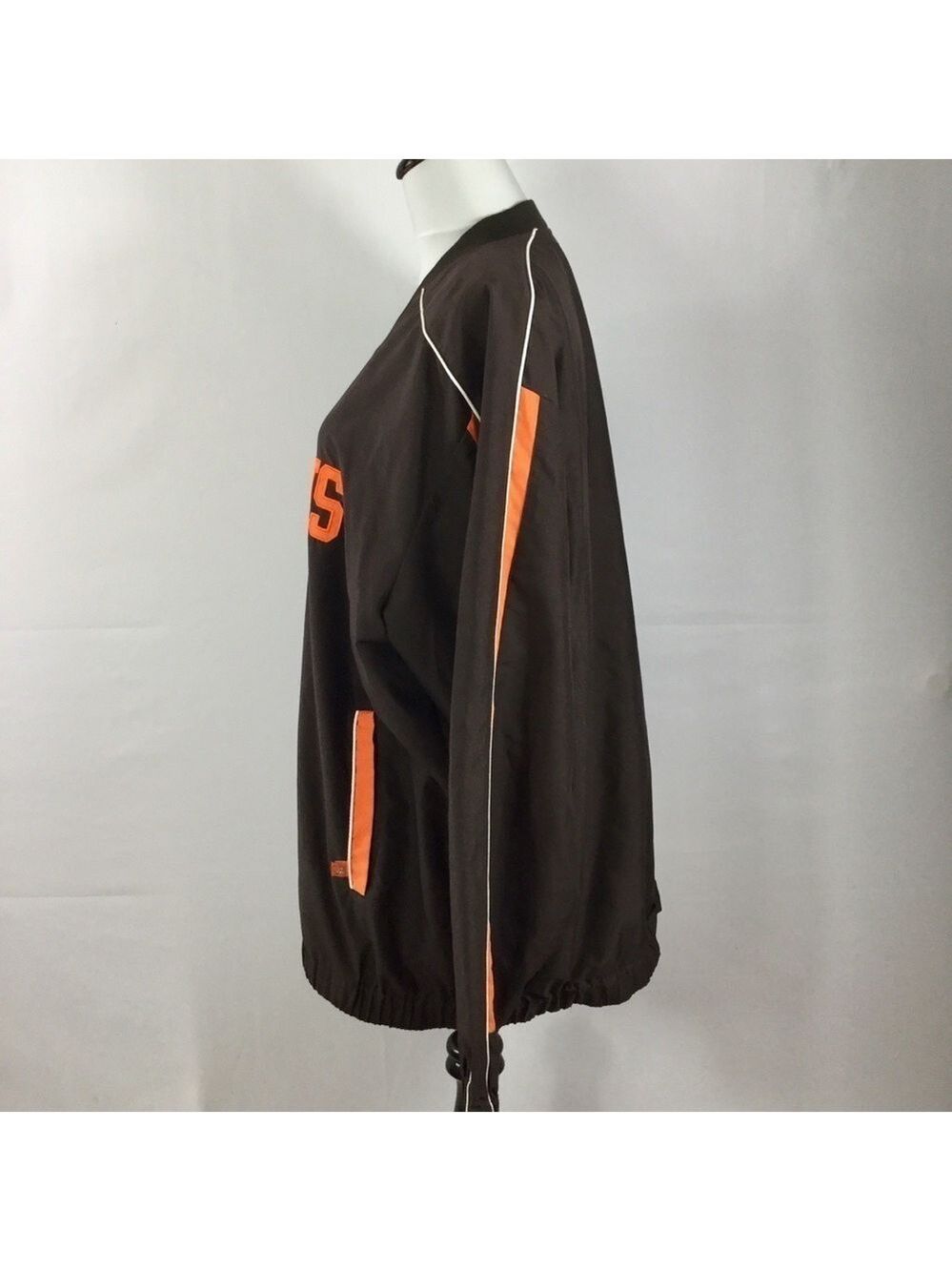 Cleveland Browns NFL Team Apparel Pullover Windbreaker Windshirt Size XL - Picture 5 of 14